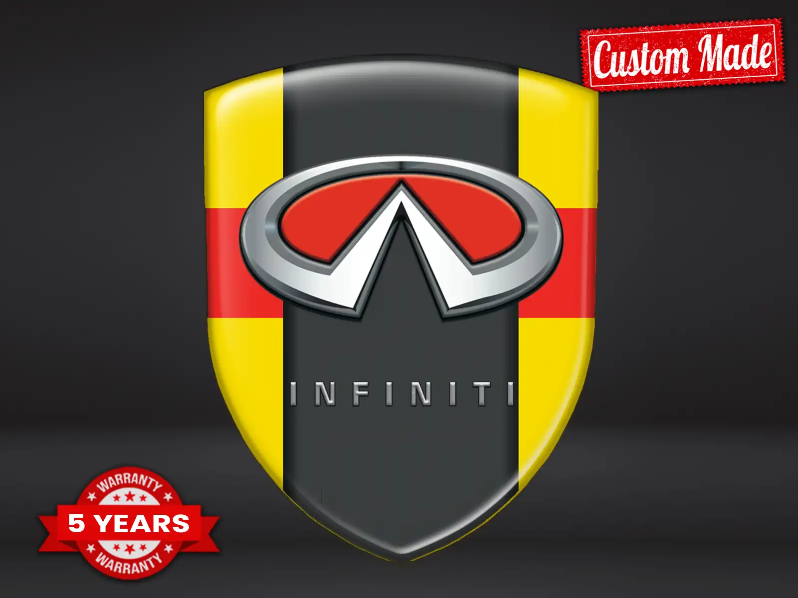 Infiniti Autosticker Premium Stern Exklusiv Design